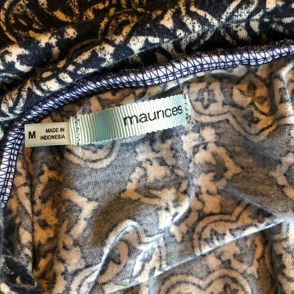 ❤️SALE❤️Boho navy and cream maxi skirt. - Picture 5 of 8